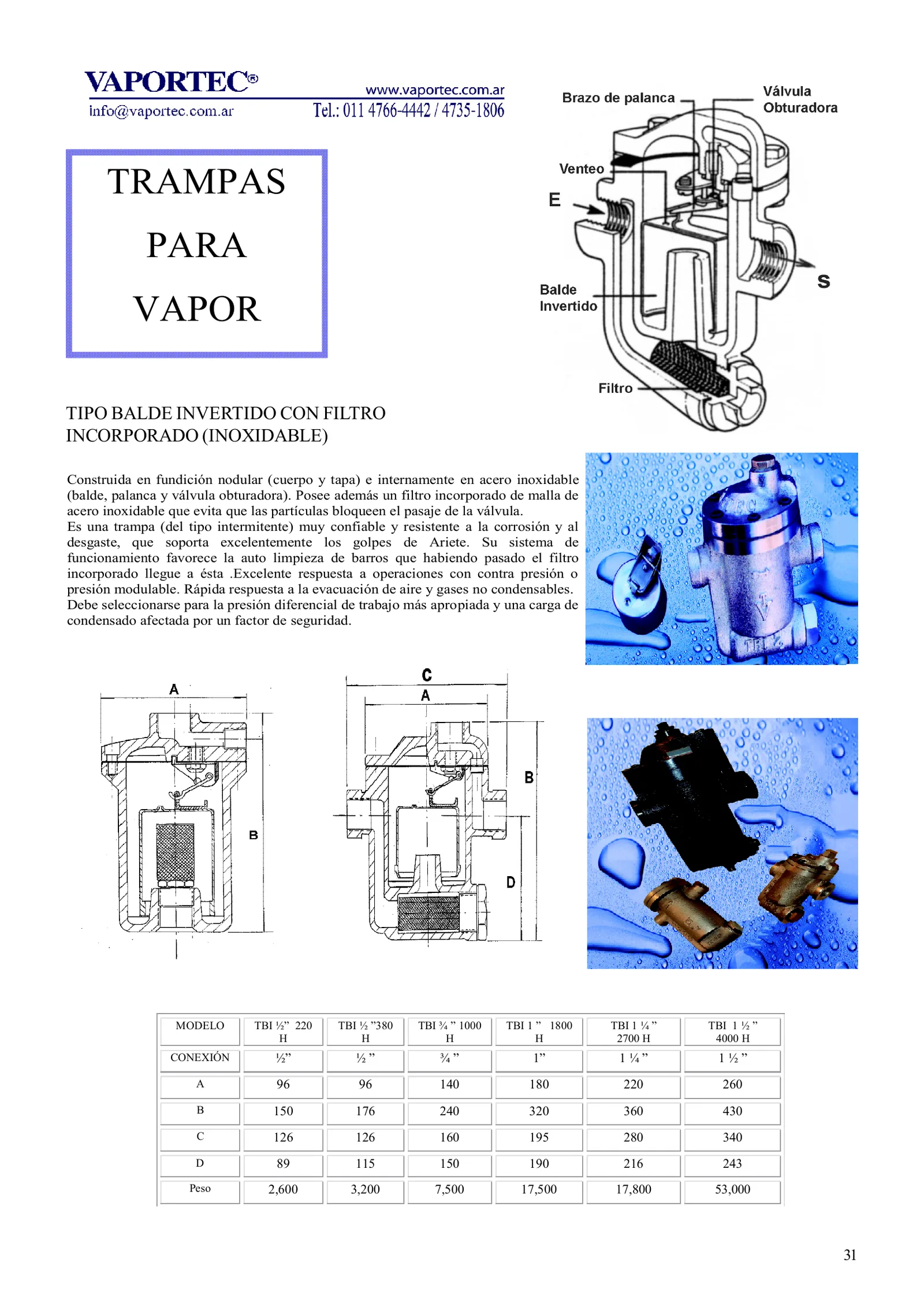 TRAMPA PARA VAPOR BALDE INVERTIDO — image 2